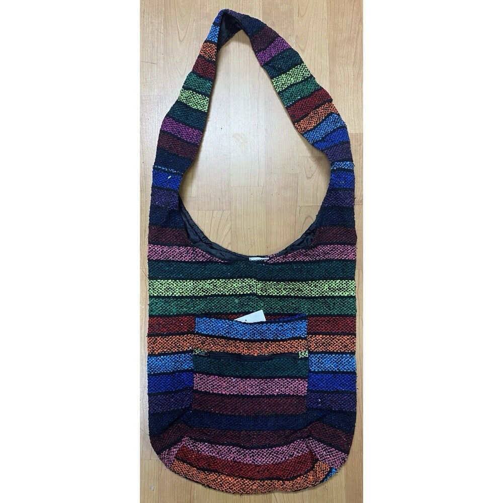 Boho Hippie Crossbody Hobo Shoulder Baja Beach Bag Purse Made in Mexico